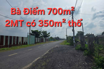 2 Mặt Tiền Bà Điểm – 700M² - Có 350M² Thổ Cư - Kinh Doanh Đa Dụng
